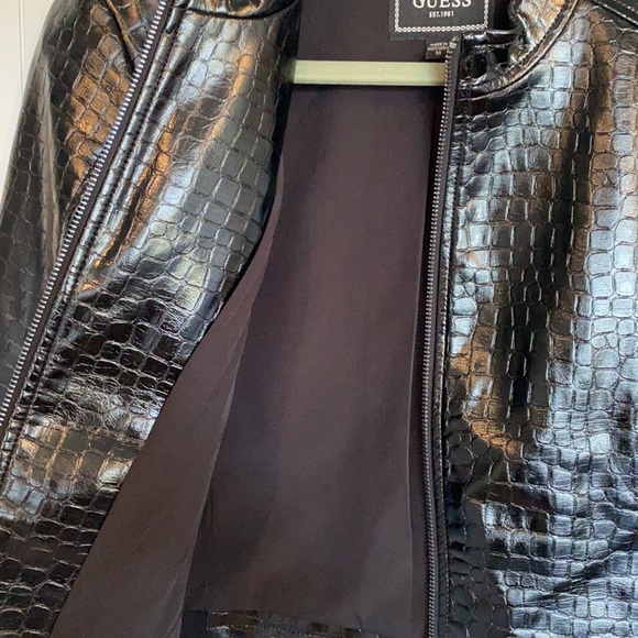 Guess Faux Leather jacket. Python. - Picture 5 of 7